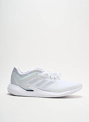 Baskets empiècements bout rond blanc ADIDAS homme