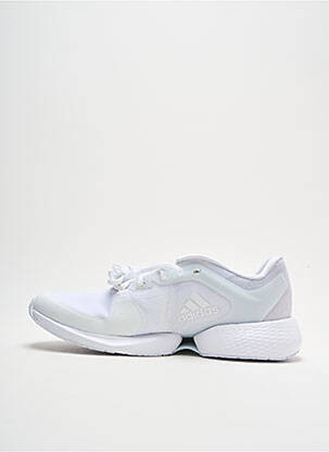 Baskets empiècements bout rond blanc ADIDAS homme