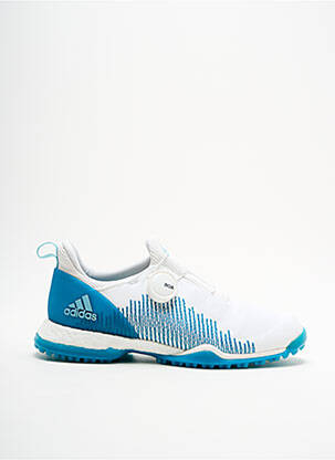 Baskets tissage satiné talon plat jusqu'à 3cm bleu ADIDAS femme