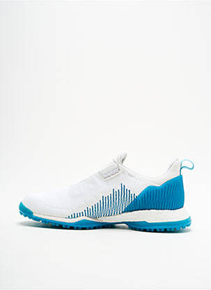 Baskets tissage satiné talon plat jusqu'à 3cm bleu ADIDAS femme