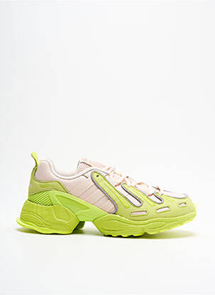 Baskets empiècements bout rond beige ADIDAS homme