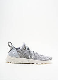 Baskets semelle amovible talon plat jusqu'à 3cm gris ADIDAS femme