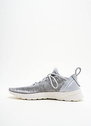 Baskets semelle amovible talon plat jusqu'à 3cm gris ADIDAS femme