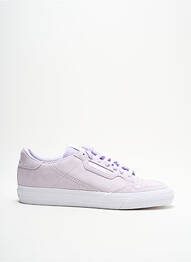 Baskets nubuck talon plat jusqu'à 3cm violet ADIDAS femme