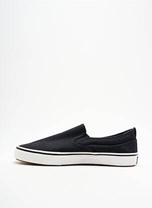 Slip ons fermeture elastique bout rond noir GAS homme
