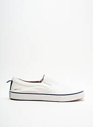 Slip ons fermeture elastique bout rond blanc GAS homme