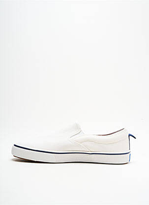 Slip ons fermeture elastique bout rond blanc GAS homme