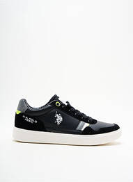 Baskets empiècements bout rond noir U.S. POLO ASSN homme