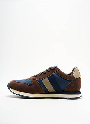 Baskets empiècements bout rond marron U.S. POLO ASSN homme