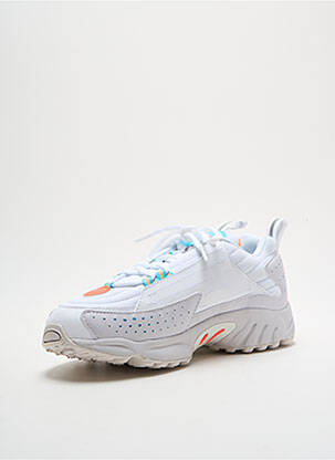 Baskets tissage satiné bout rond blanc REEBOK unisexe