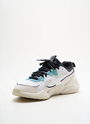 Baskets semelle amovible talon de 4 à 6cm beige PUMA femme