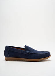 Mocassins semelle amovible bout rond bleu BATA homme