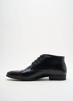 Derbies tissage satiné talon bas noir ANDREA ROSSI homme