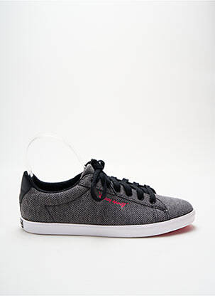 Baskets bout rond talon plat jusqu'à 3cm gris LE COQ SPORTIF femme