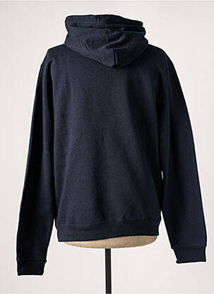Sweat-shirt à capuche finition bords-côtes manches longues noir SERGIO TACCHINI homme