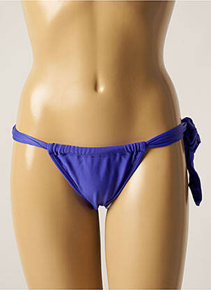 Bas de maillot de bain micro fibres bikini bleu RIO DE SOL femme