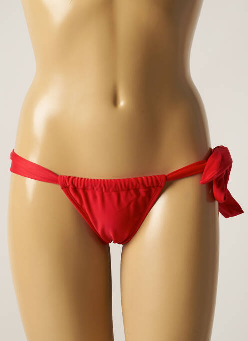 Bas de maillot de bain micro fibres bikini rouge RIO DE SOL femme