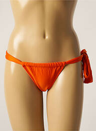 Bas de maillot de bain micro fibres bikini orange RIO DE SOL femme