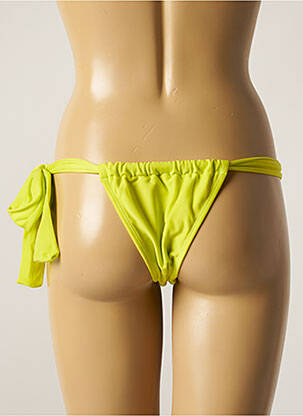 Bas de maillot de bain micro fibres bikini jaune RIO DE SOL femme