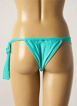 Bas de maillot de bain tissage satiné bikini bleu RIO DE SOL femme