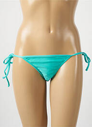 Bas de maillot de bain tissage satiné bikini bleu RIO DE SOL femme