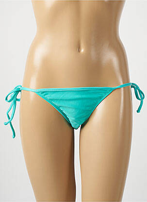 Bas de maillot de bain tissage satiné bikini bleu RIO DE SOL femme