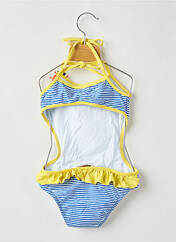 Maillot de bain 1 pièce bleu RECCO NEW BEACH pour fille seconde vue