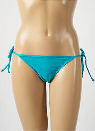 Bas de maillot de bain tissage satiné bikini bleu RIO DE SOL femme