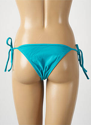 Bas de maillot de bain tissage satiné bikini bleu RIO DE SOL femme