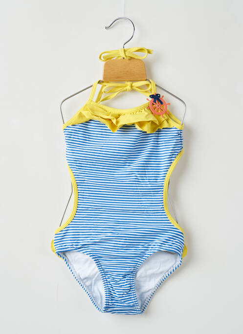 Maillot de bain 1 pièce bleu RECCO NEW BEACH pour fille