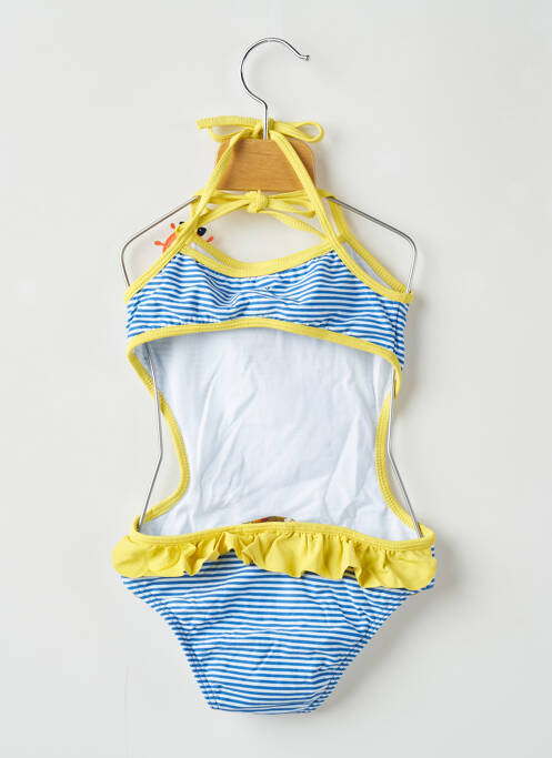 Maillot de bain 1 pièce bleu RECCO NEW BEACH pour fille