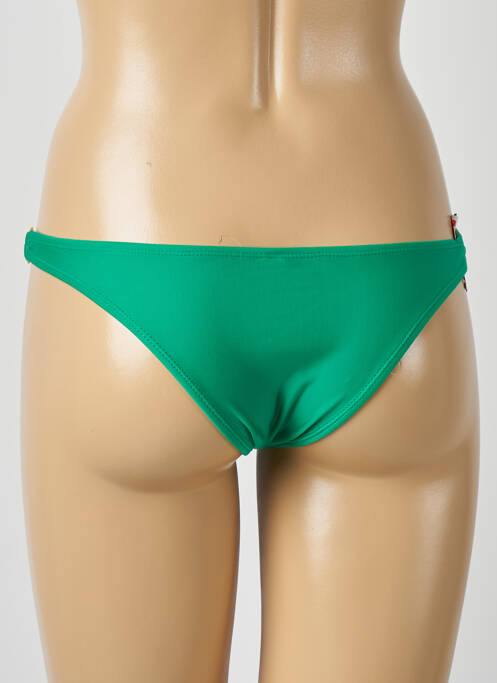 Bas de maillot de bain tissage satiné culotte vert RIO DE SOL femme