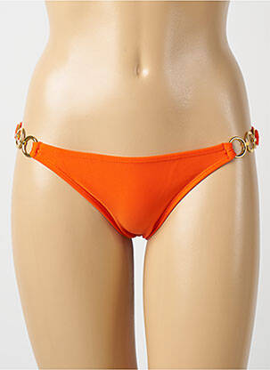 Bas de maillot de bain tissage satiné culotte orange RIO DE SOL femme