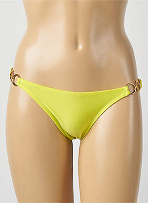 Bas de maillot de bain tissage satiné culotte jaune RIO DE SOL femme