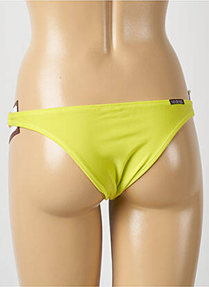 Bas de maillot de bain tissage satiné culotte jaune RIO DE SOL femme
