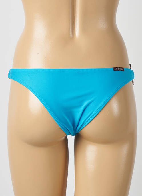 Bas de maillot de bain tissage satiné culotte bleu RIO DE SOL femme