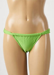 Bas de maillot de bain micro fibres bikini vert RIO DE SOL femme