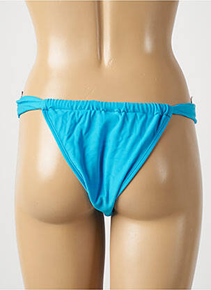 Bas de maillot de bain tissage satiné bikini bleu RIO DE SOL femme