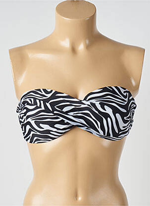 Haut de maillot de bain stretch haut soutien-gorge moulé noir RIO DE SOL femme