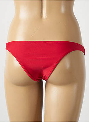 Bas de maillot de bain tissage satiné bikini rouge RIO DE SOL femme