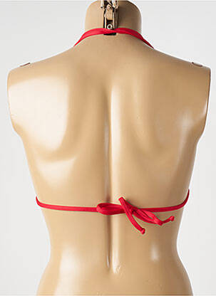Haut de maillot de bain fermeture liens à nouer brassieres rouge RIO DE SOL femme