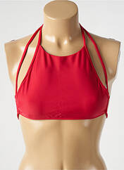 Haut de maillot de bain rouge RIO DE SOL pour femme seconde vue