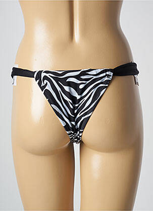 Bas de maillot de bain effet matière satinée culotte noir RIO DE SOL femme