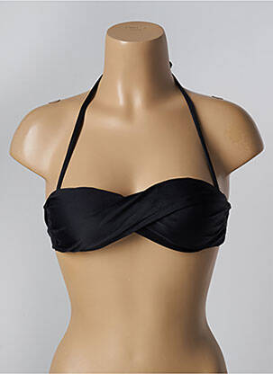Haut de maillot de bain stretch haut soutien-gorge moulé noir RIO DE SOL femme