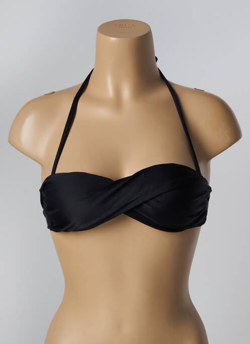 Haut de maillot de bain stretch haut soutien-gorge moulé noir RIO DE SOL femme