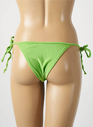 Bas de maillot de bain tissage satiné bikini vert RIO DE SOL femme