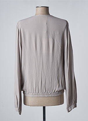Blouse manches longues manches longues gris KING KONG femme