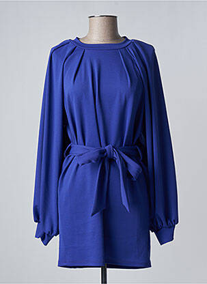 Robe courte bleu THE LULÙ pour femme