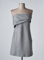 Robe courte gris LUMINA pour femme seconde vue