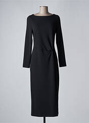 Robe longue noir ANGELA DAVIS pour femme seconde vue